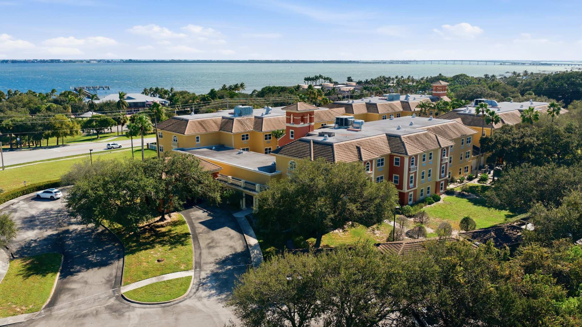 exterior entrance with covered seating and entryway